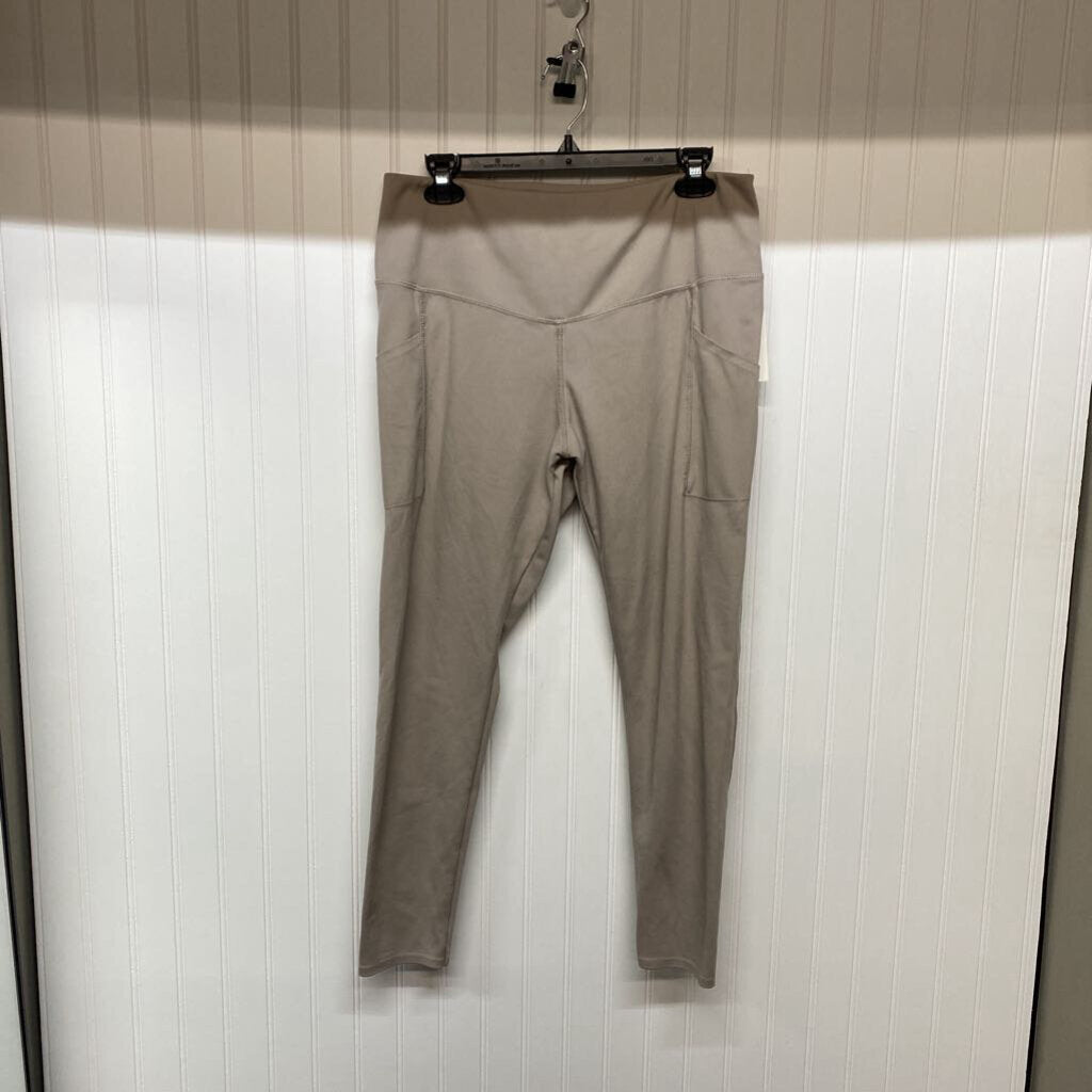 *BASIC BROWN LEGGINGS WITH FRONT POCKETS
