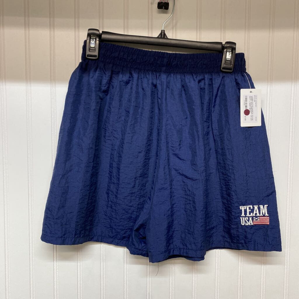 *NYLON SHORT WITH EMBOIDERY ON LEG