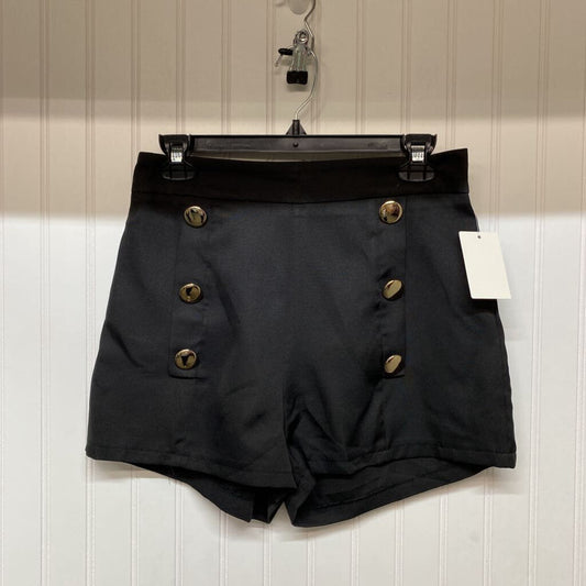 DRESS SHORTS WITH GOLD BUTTONS DOWN FRONT