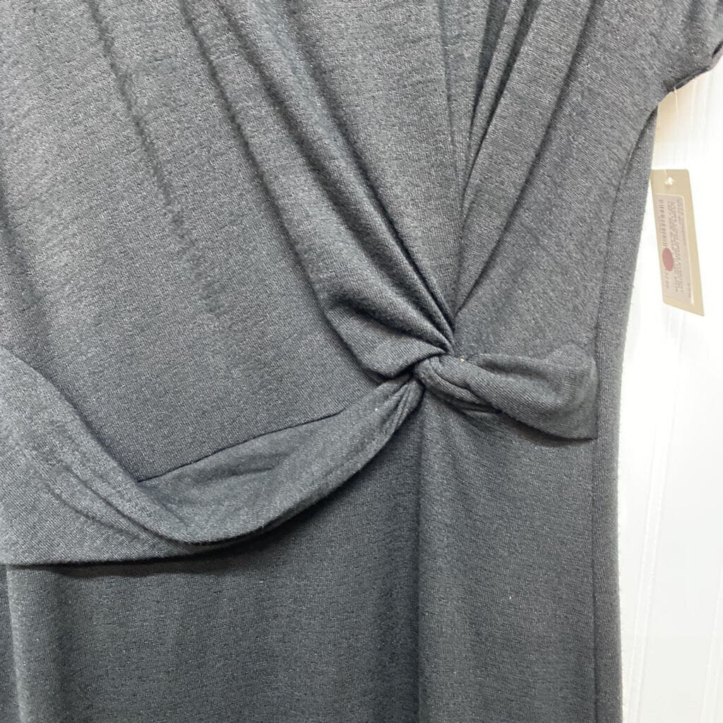 LONG KNIT WITH KNOT ON LEFT SIDE