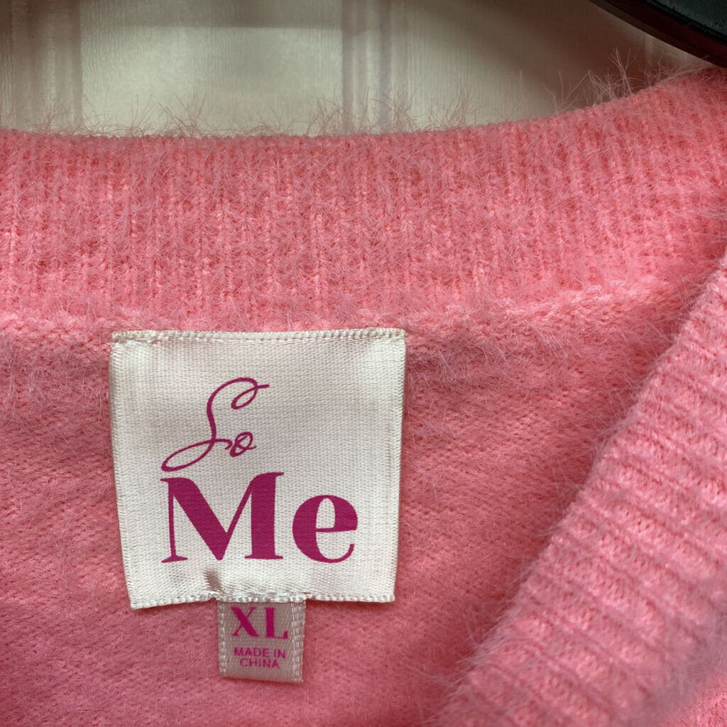 *SHORT SLEEVE FUZZY CARDIGAN