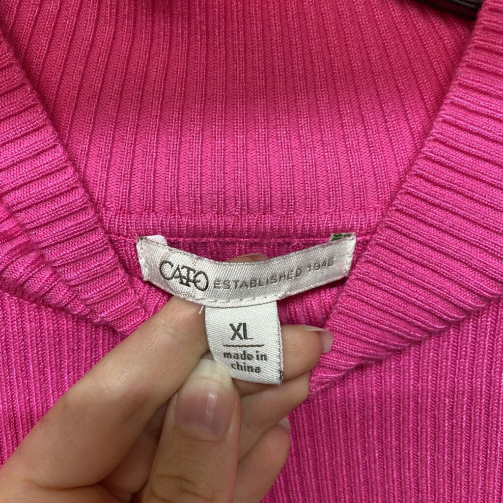 *RIBBED SLEEVELESS MOCK NECK