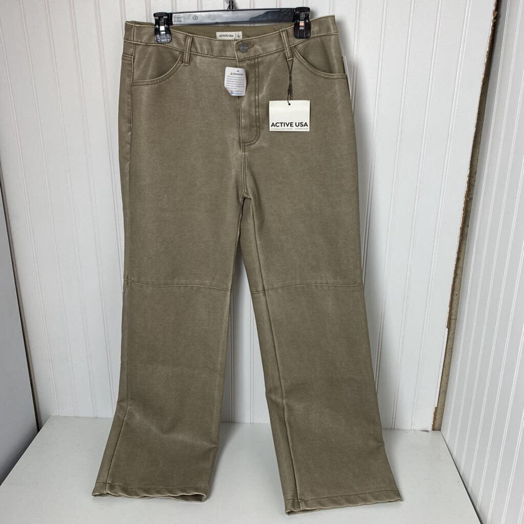 *5 POCKET WIDE LEG PLEATHER