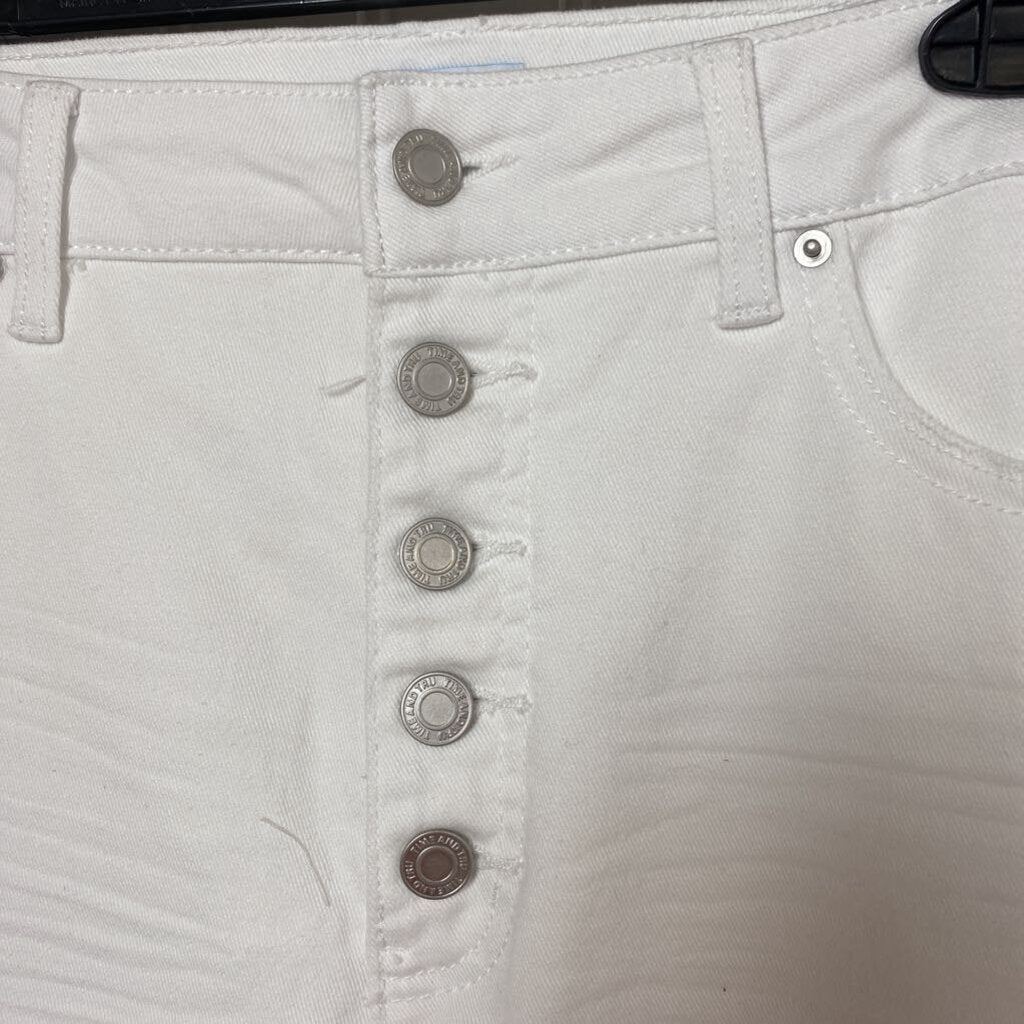 *5 POCKET WIDE LEG DISTRESSED