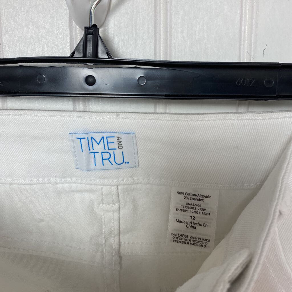 *5 POCKET WIDE LEG DISTRESSED