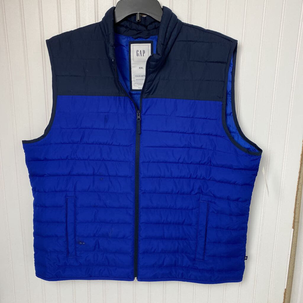 VEST TWO-TONE BLUE