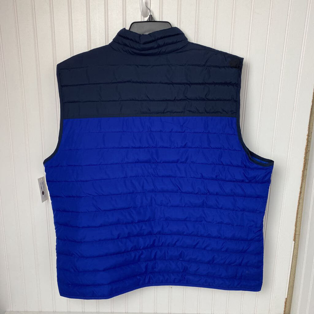 VEST TWO-TONE BLUE