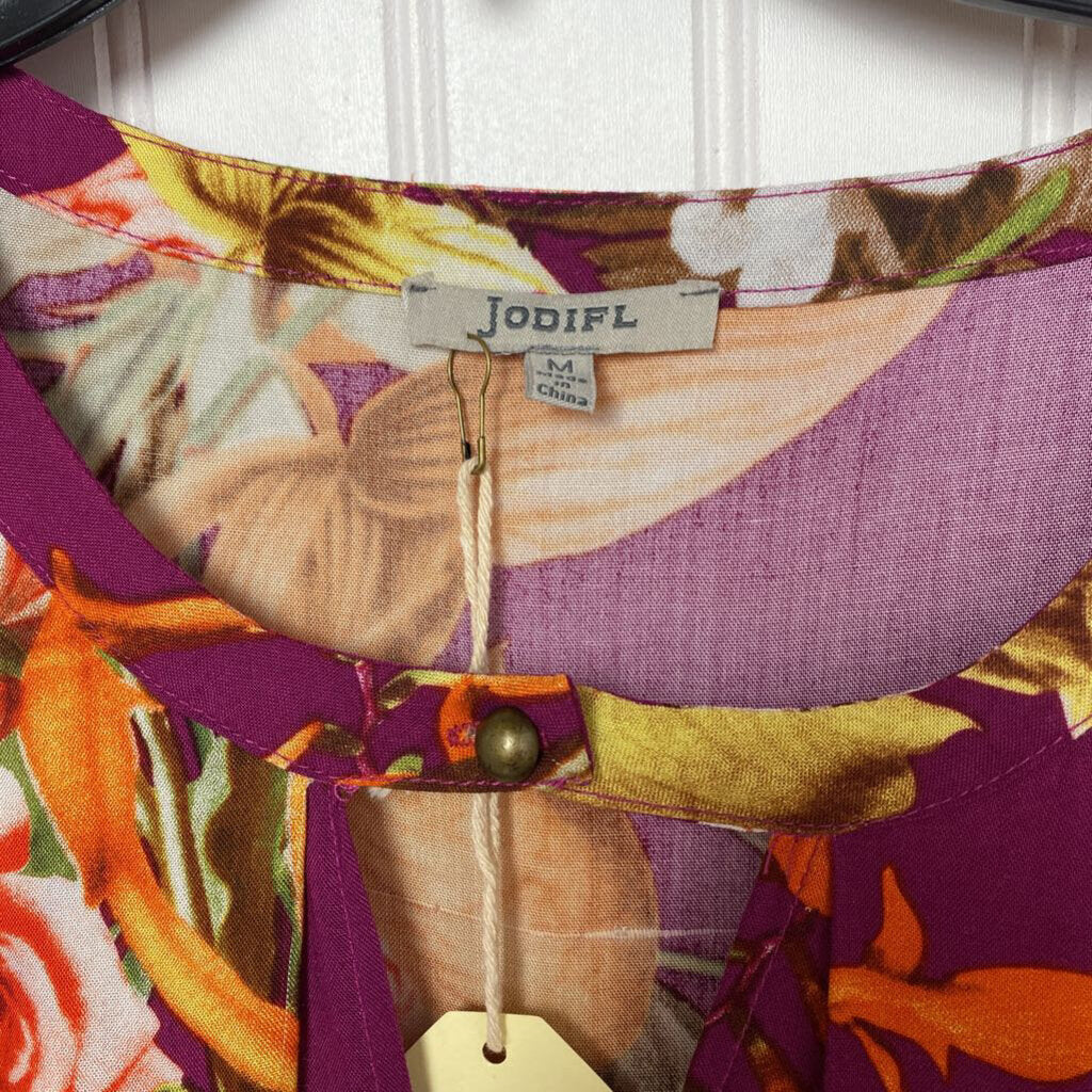 LONG SLEEVE FLORAL SHORT DRESS