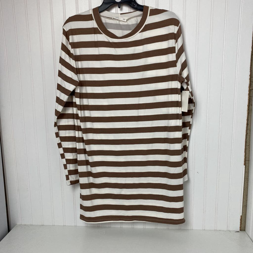 LONG SLEEVE STRIPED DRESS