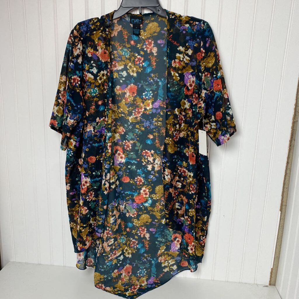 SHORT SLEEVE SHEER CARDIGAN