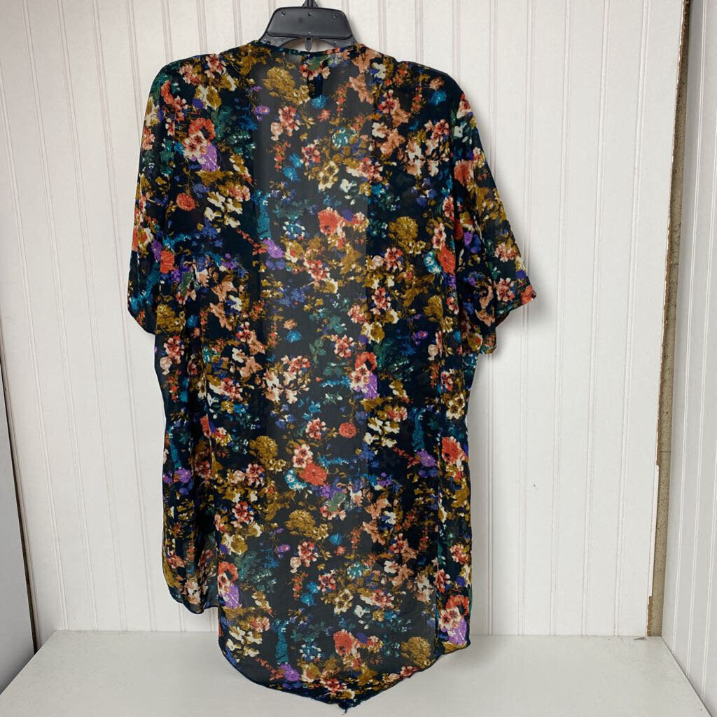 SHORT SLEEVE SHEER CARDIGAN