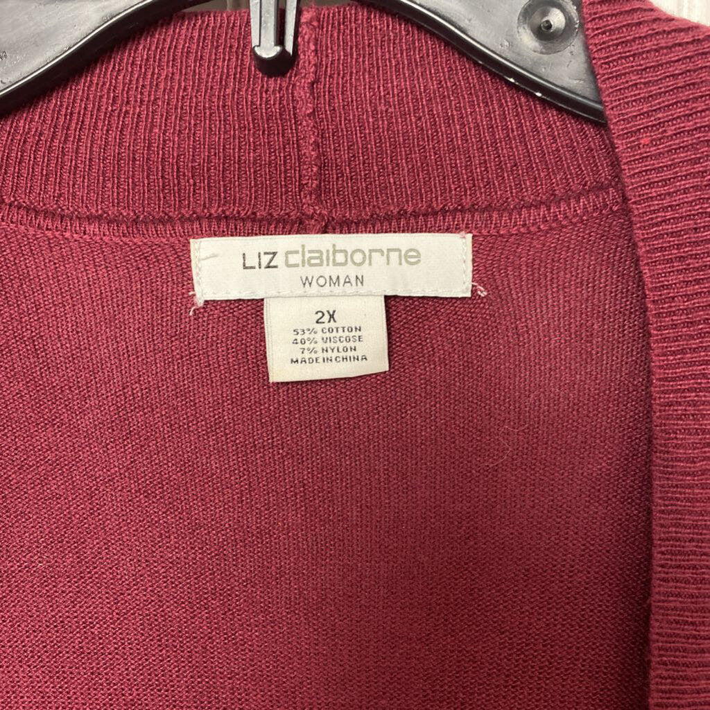 OPEN FRONT CARDIGAN