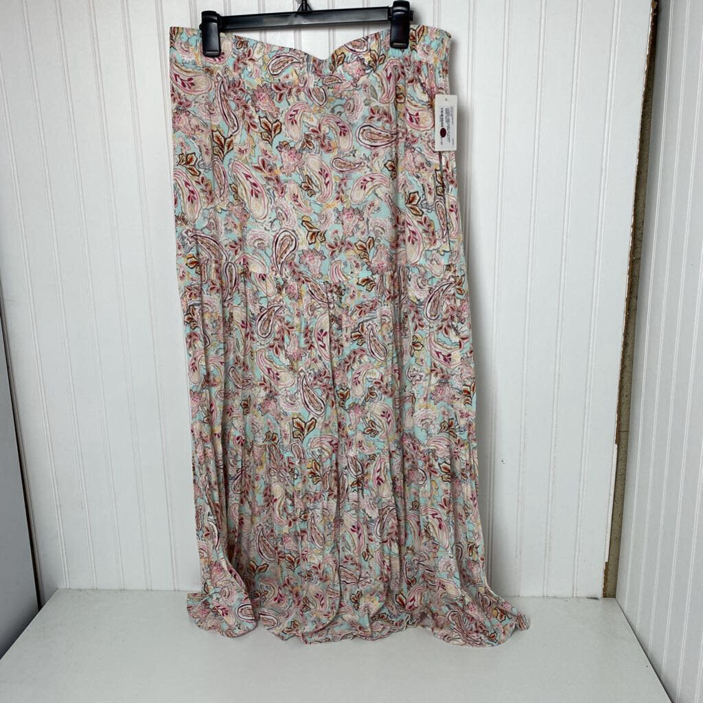 PAISLEY PRINT SKIRT