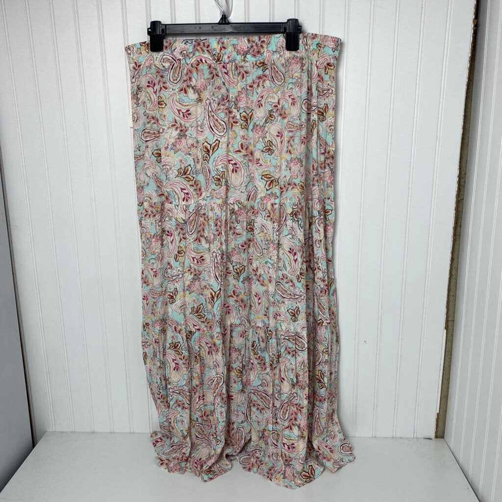 PAISLEY PRINT SKIRT