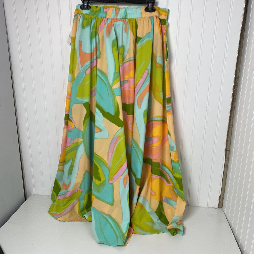 WAVY PRINT SKIRT
