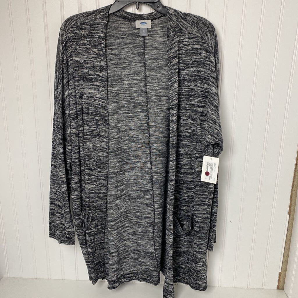 OPEN FRONT CARDIGAN WITH POCKETS