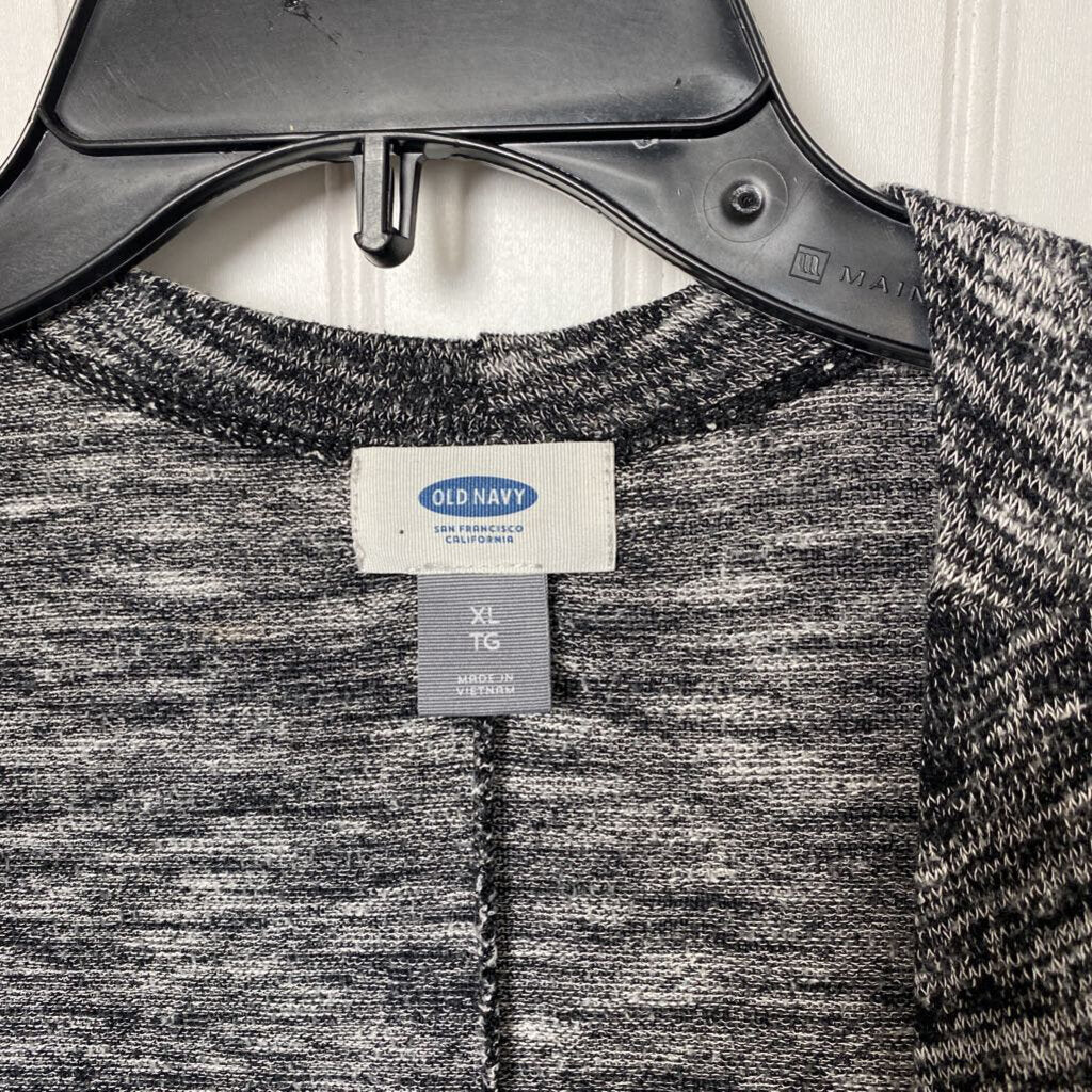 OPEN FRONT CARDIGAN WITH POCKETS