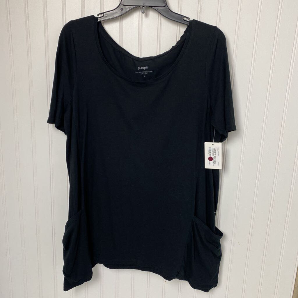 SHORT SLEEVE TUNIC WITH SIDE POCKETS