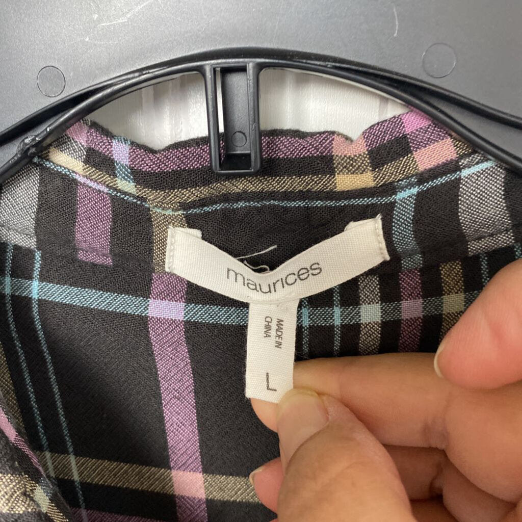LONG SLEEVE PLAID FLANNEL SHIRT