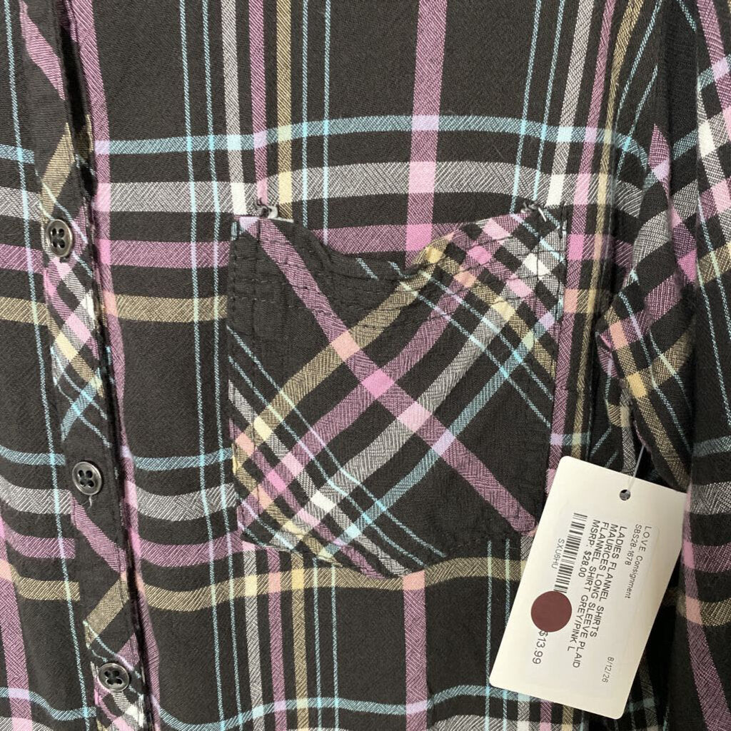 LONG SLEEVE PLAID FLANNEL SHIRT