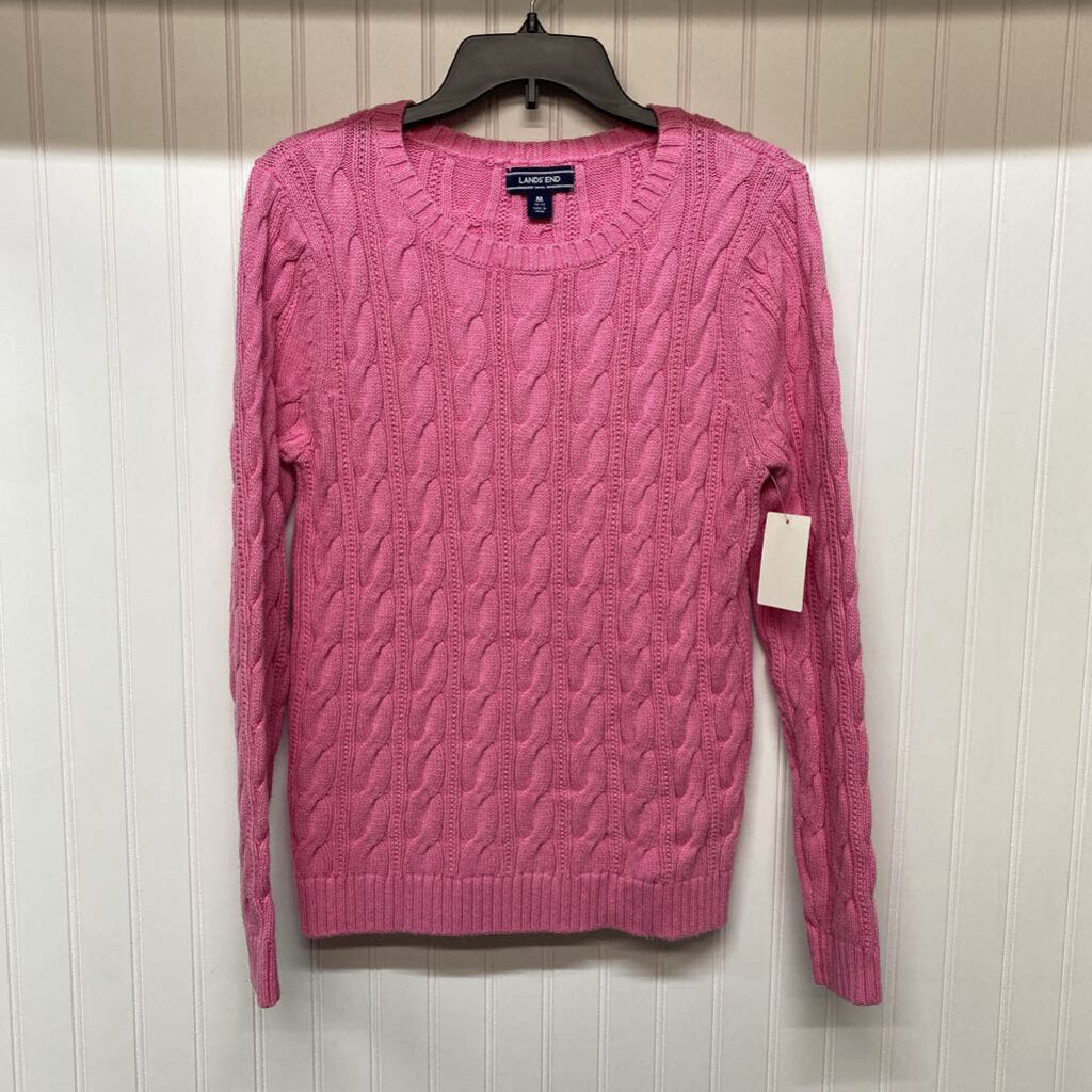 PINK CROCHET SWEATER
