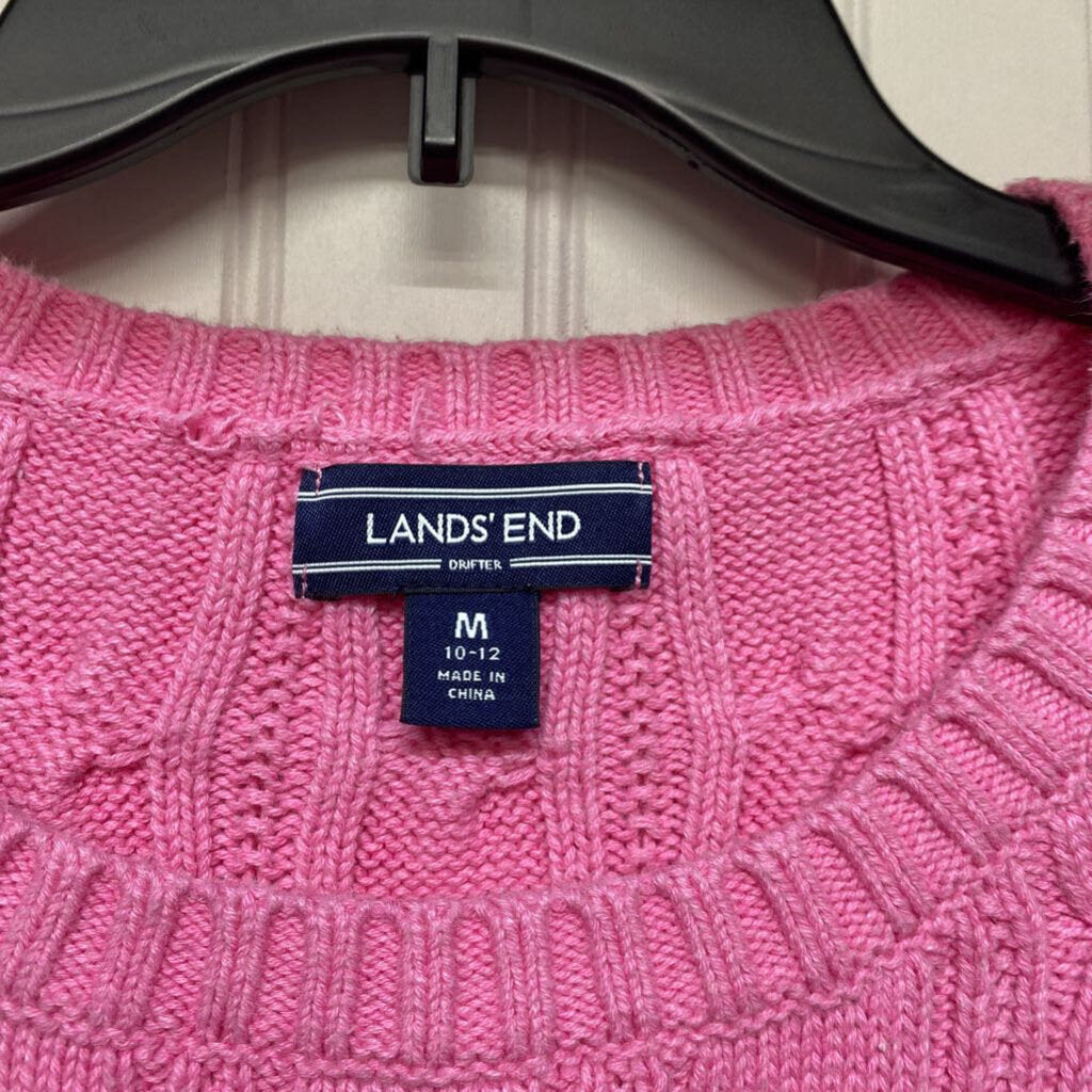 PINK CROCHET SWEATER