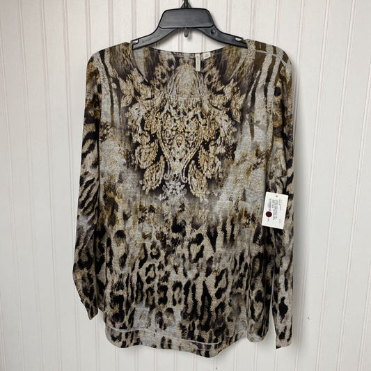 EMBELLISHED LONG SLEEVE TOP
