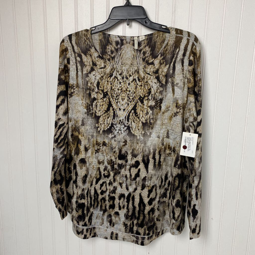 EMBELLISHED LONG SLEEVE TOP