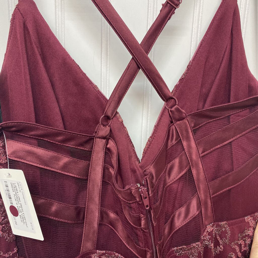 PLUM FORMAL DRESS