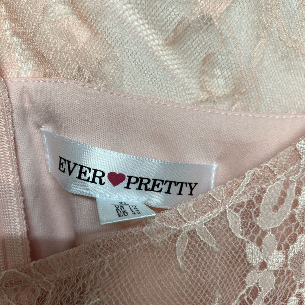 LONG LGT PINK DRESS