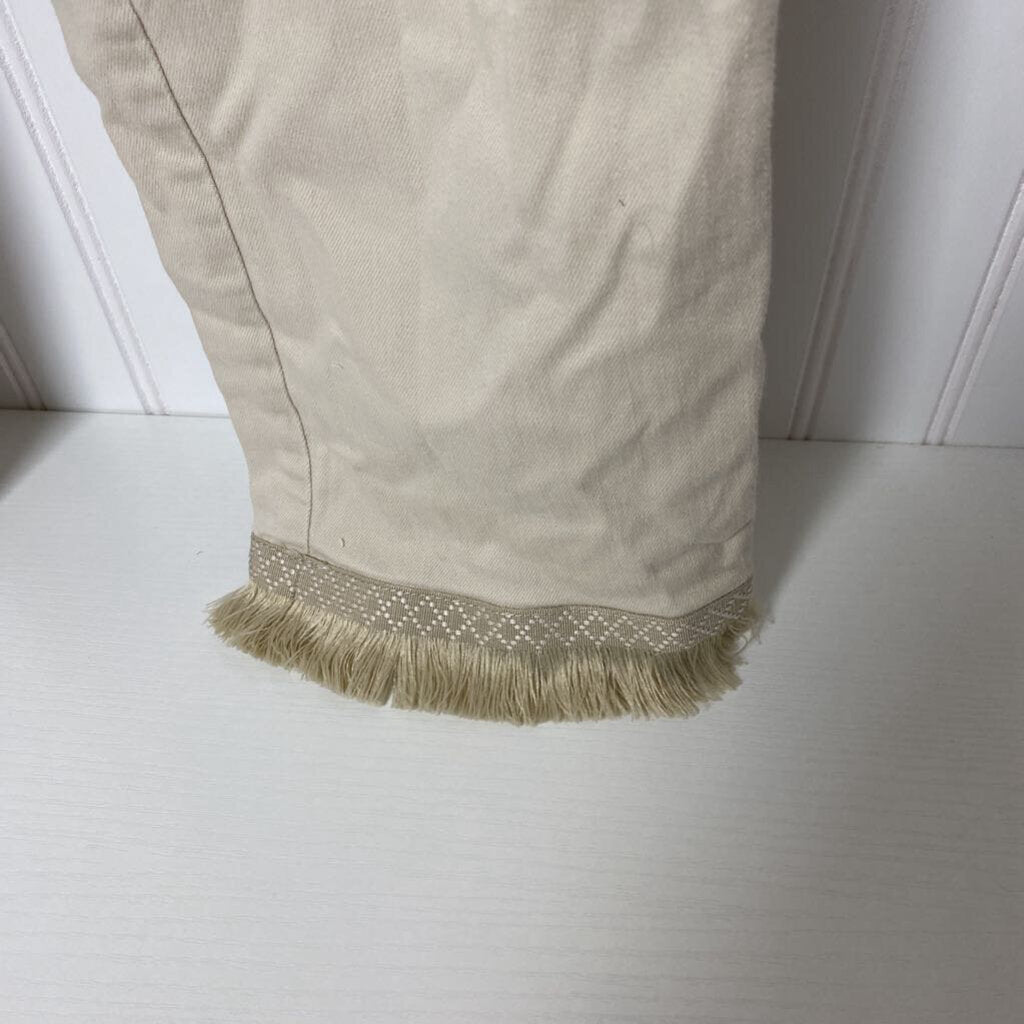 PLAIN FRONT ELASTIC BAND, ACCENT AT ANKLE PANT
