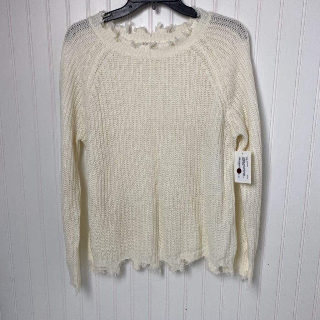 LADIES DISTRESSED SWEATER