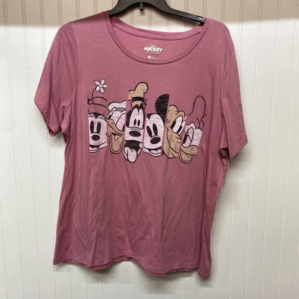 PINK GRAPHIC T