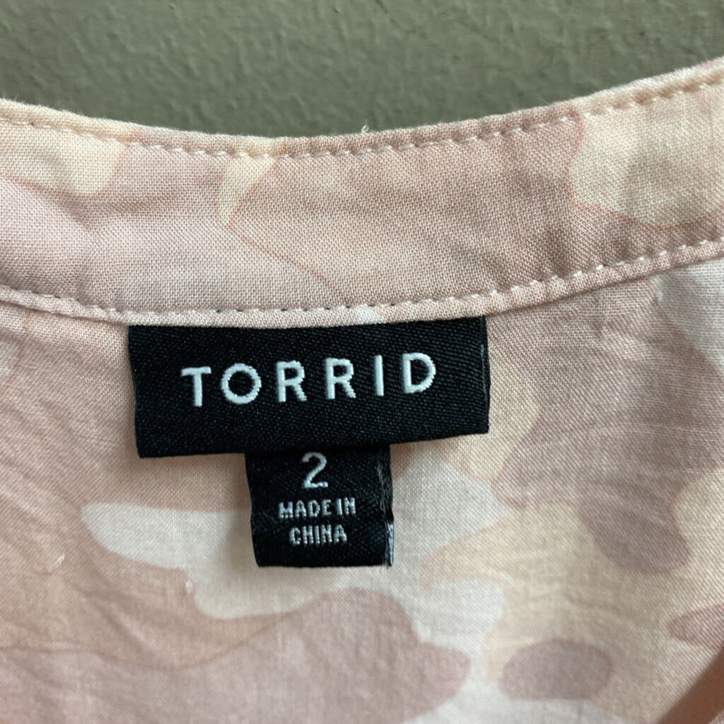 CAMO DRESS TOP