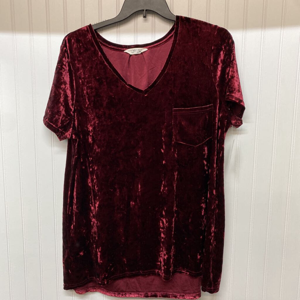 RED VELVET TOP
