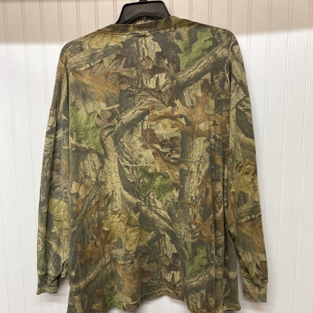 CAMO LONG SLEEVE TOP