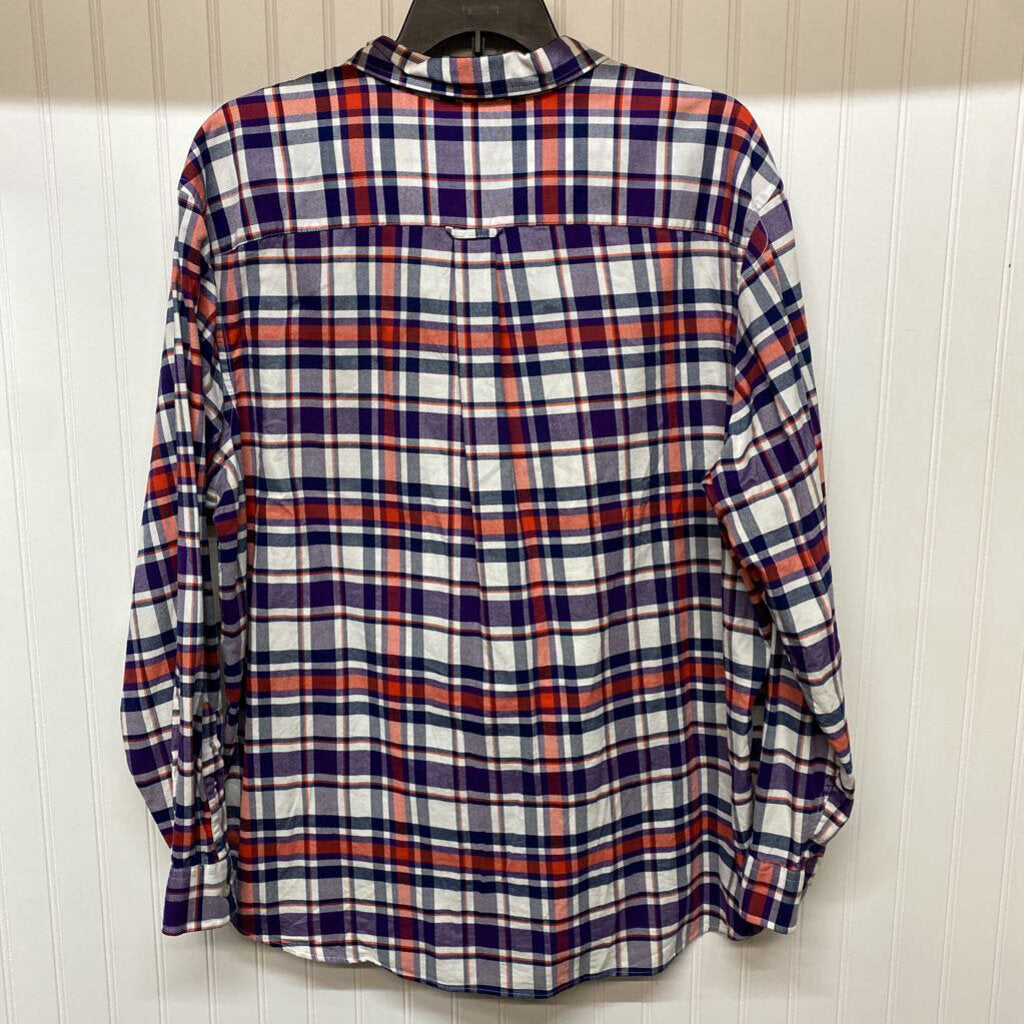 PURPLE PLAID SHIRT