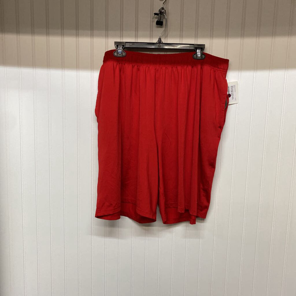 RED ACTIVE SHORTS