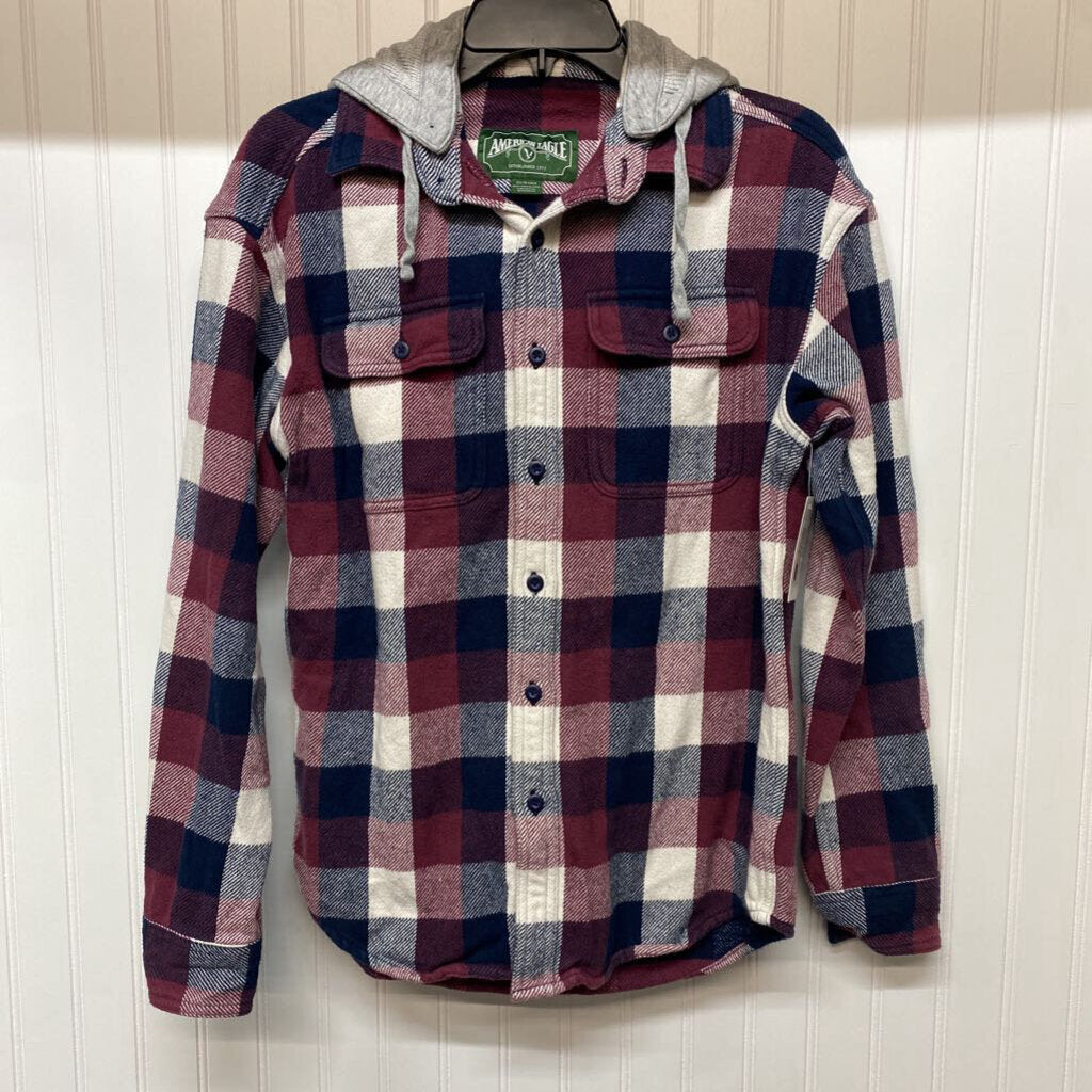 HOODED FLANEL SHIRT