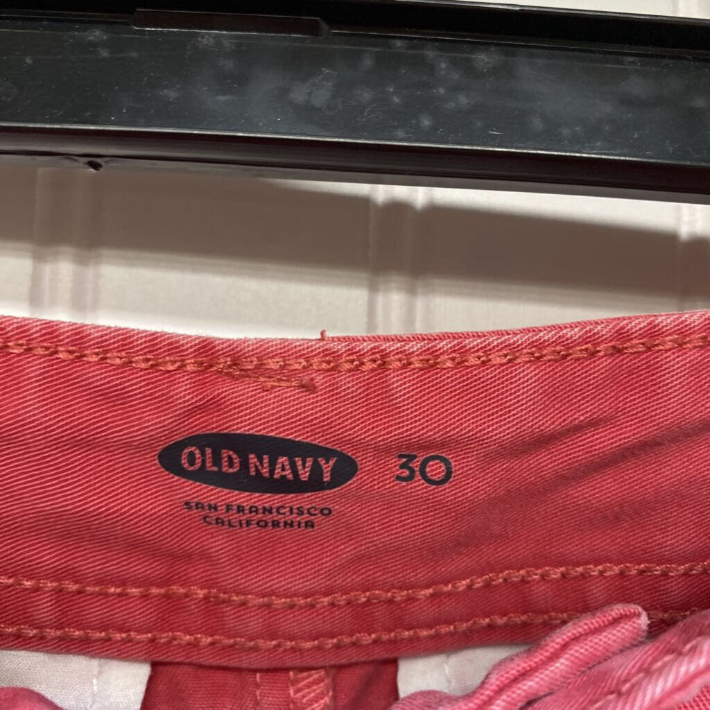 FLAT FRONT KHAKI SHORTS