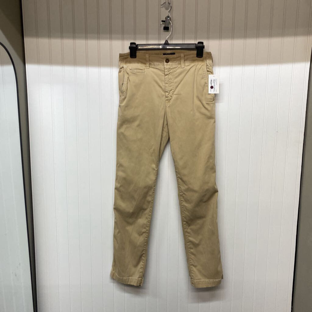 FLAT FRONT KHAKI PANTS
