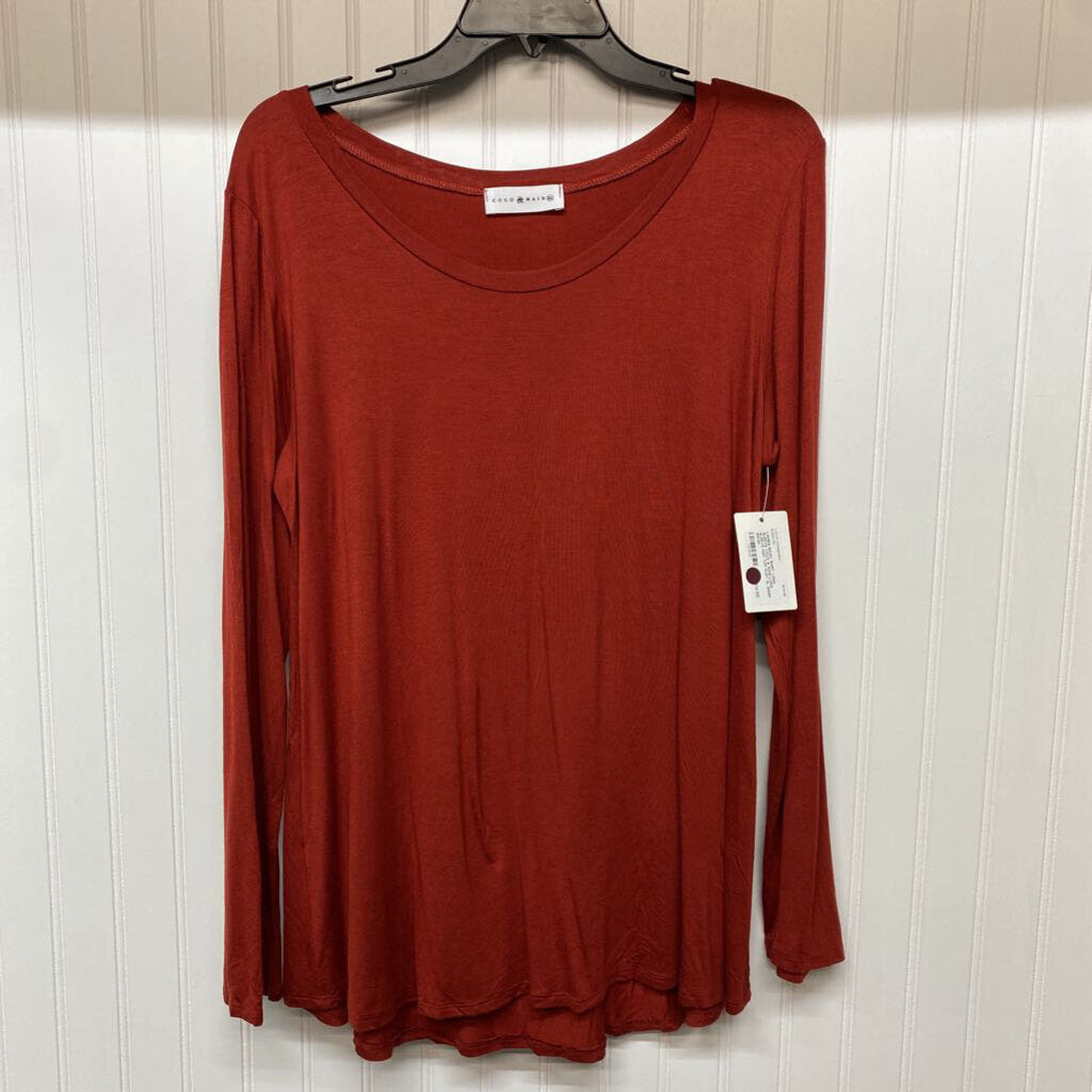LONG SLEEVE KNIT TOP