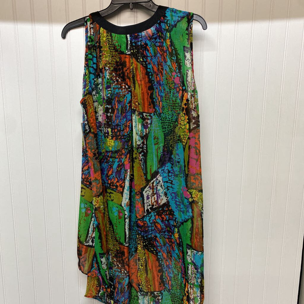 SLEEVELESS SHEER TOP