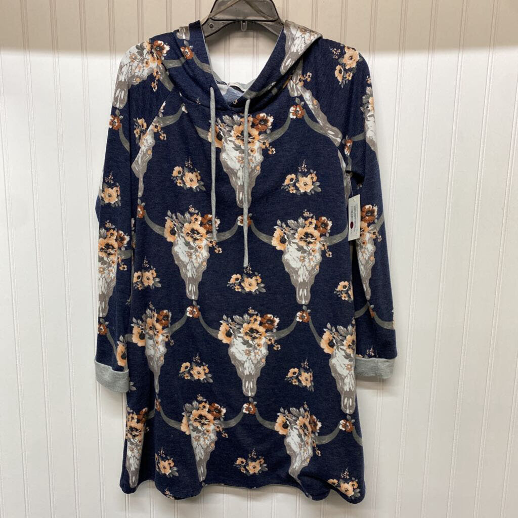 FLORAL HOODIE