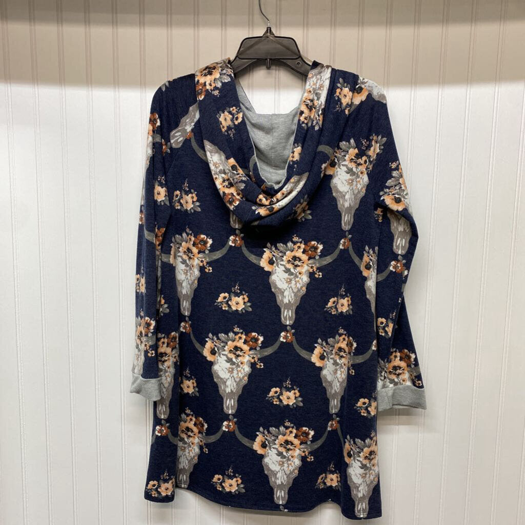 FLORAL HOODIE