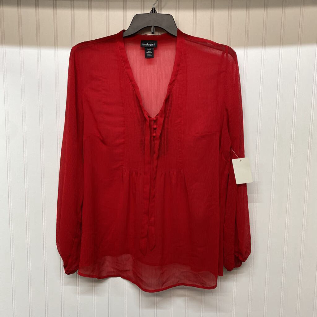 LONG SLEEVE SHEER BLOUSE