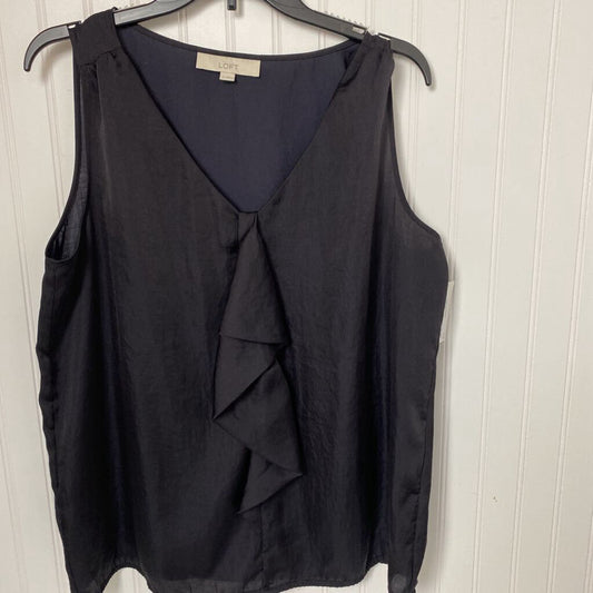 RUFFLED FRONT SLEEVLESS