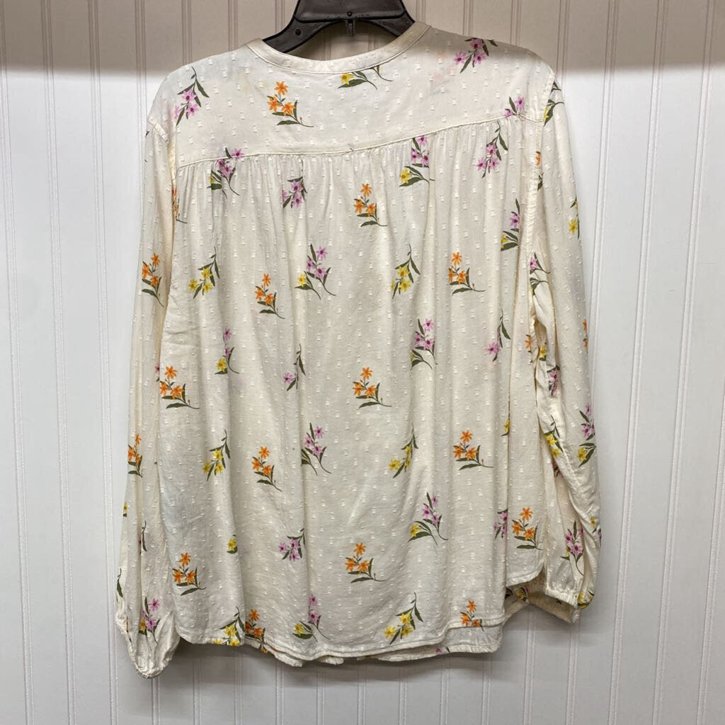 FLORAL LONG SLEEVED