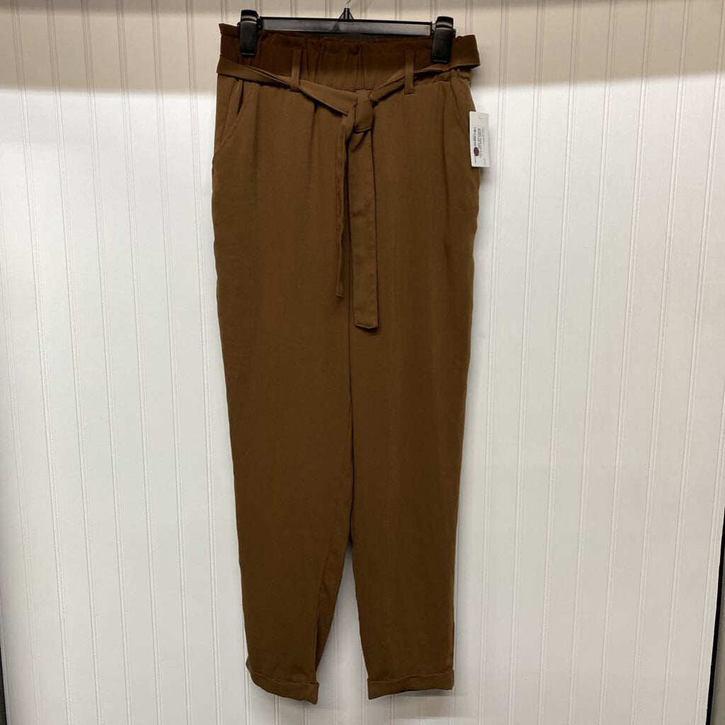 ELASTIC TIE WAIST PANTS