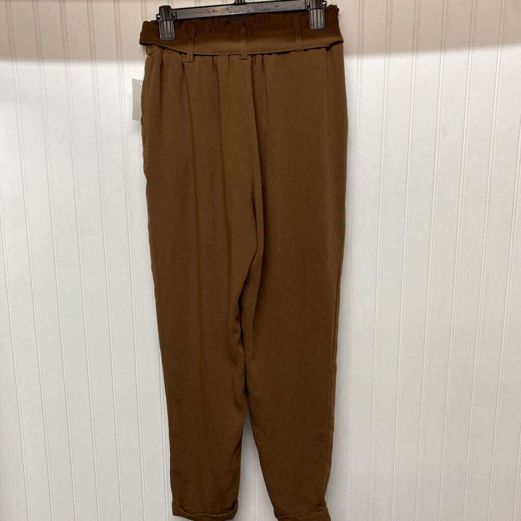 ELASTIC TIE WAIST PANTS